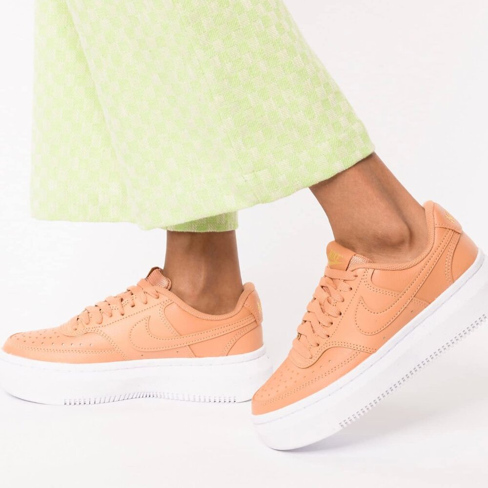 Nike Women's Light Cognac Platform Sneakers